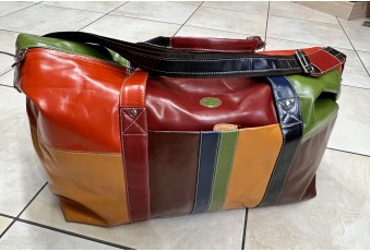 Borsone LT Multicolore vera pelle